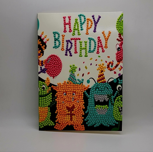 SALE 🚨 Monster Happy Birthday Card Handmade - Picture 8 of 12